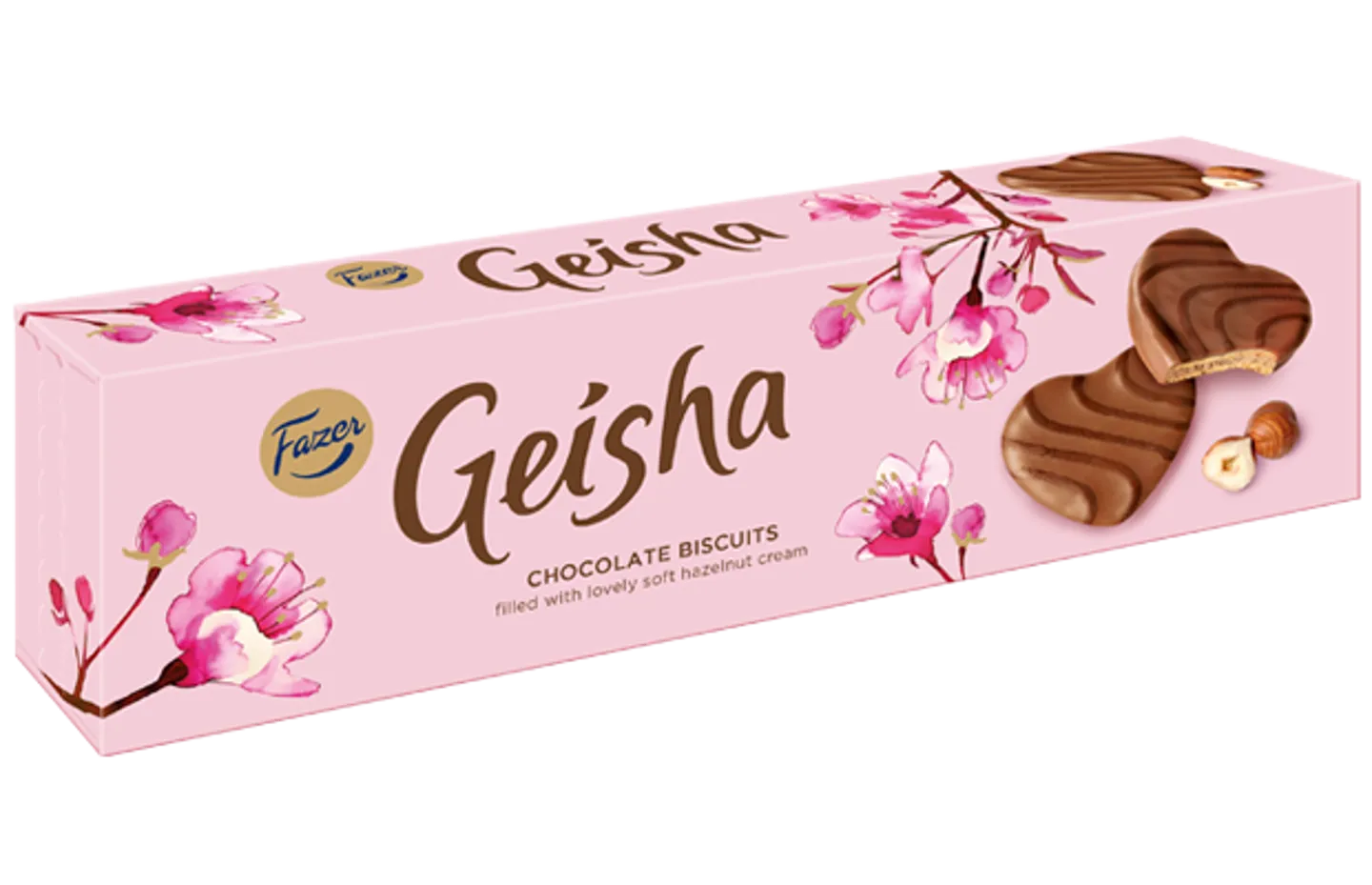 Geisha Chocolate biscuits with hazelnut cream 100 g